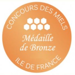 Miel fleurs d’été - Médaille de bronze 2023 au concours des miels d'ile de france
